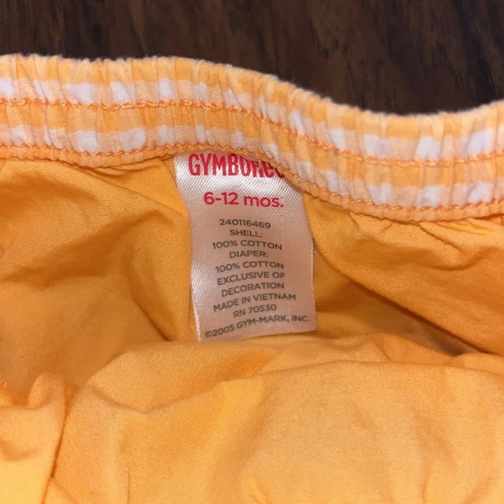 Gymboree Flower Trimmed Plaid Skirt